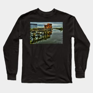 The River Tees At Middlesbrough Long Sleeve T-Shirt